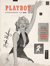 FOTO ASSINADA REIMPRESSÃO PLAYBOY MARLYN MONROE HUGH HEFNER 1ª EDIÇÃO 8"X11". #16, usado comprar usado  Enviando para Brazil