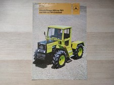 1981 Mercedes-Benz MB-trac 700 S/700 S ciągnik na cztery koła Grünland [DE] - broszura na sprzedaż  PL