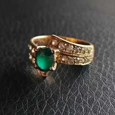 Bague pierre centrale d'occasion  Toulouse-