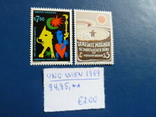 UNO Wien 1989, 10 Jahre Wiener Büro der UNO; Michel 94, 95, ** comprar usado  Enviando para Brazil