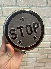 Placa de licença vintage década de 1920 carro parar vidro quebra luz placa topper caminhão comprar usado  Enviando para Brazil