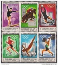 Sharjah 1968 olimpiadi usato  Italia