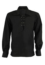 Camisa Scottish Highland Jacobita Jacobean Ghillie Kilt , usado comprar usado  Enviando para Brazil