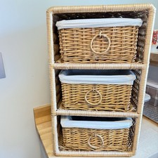 Vtg wicker basket for sale  Lebanon