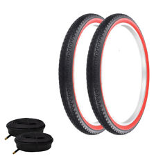 PNEUS PRO+ 26 x 2.125 preto/vermelho P-123A com TUBOS PESADOS comprar usado  Enviando para Brazil