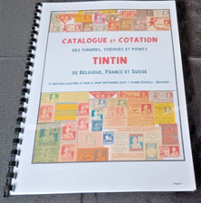 Tintin catalogue cotation d'occasion  Roncq