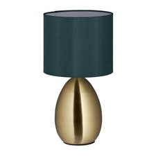 Lampka nocna Relaxdays mosiądz ciemnozielony złoty 33,5 cm LED 40W, używany na sprzedaż  PL