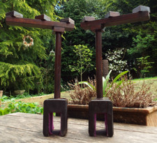 Pair wooden gothic for sale  EXETER