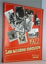 Livre années mémoire d'occasion  Les Mureaux