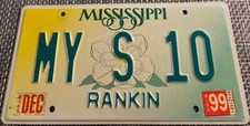 S10 vanity license for sale  Brandon