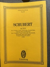 Franz schubert octet for sale  NEWCASTLE UPON TYNE