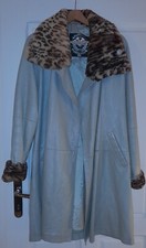 Leder mantel jacke gebraucht kaufen  Berlin