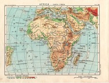 Carta geografica antica usato  Lecco