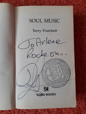 Signed terry pratchett for sale  LITTLEHAMPTON