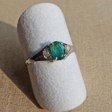 Brillant smaragd ring gebraucht kaufen  Lichtenberg