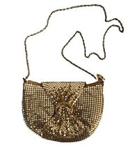 Bolsa feminina de festa noturna de ombro pequena estilo vintage com lantejoulas douradas. comprar usado  Enviando para Brazil