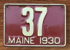 1930 maine digit for sale  USA