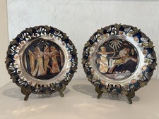 Coppia piatti decorativi usato  Prato