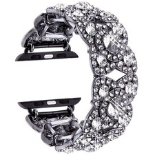 Pulseira de relógio de aço 38 40 41 42 44 45 mm para Apple Iwatch 8 7 6 SE 5 4 3 diamantes comprar usado  Enviando para Brazil