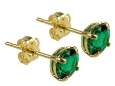 Emerald stud earrings for sale  MANCHESTER