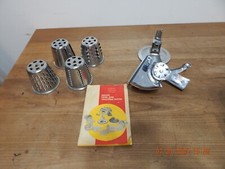Usado, FOODCO Deluxe VINTAGE Cortador de Alimentos e Legumes E-Z CORTADOR COM 4 CONES E MANUAL comprar usado  Enviando para Brazil