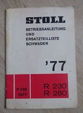 Stoll schwader r230 usato  Spedire a Italy