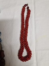 Collana perline rosse usato  Bologna