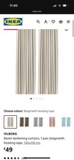 Used ikea blackout for sale  DURHAM