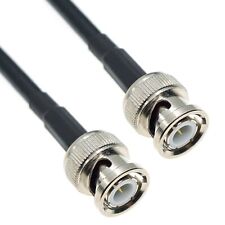 Lote de conectores RG58 BNC macho para BNC macho RF coaxial pigtail jumper cabo coaxial comprar usado  Enviando para Brazil
