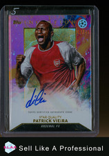 Usado, PATRICK VIEIRA AUTO TOPPS HOLO TOPPS INCEPTION 09/25 2024 ENGLISH comprar usado  Enviando para Brazil