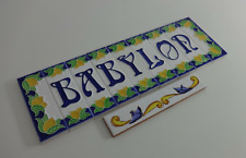 Decorative tiles babylon for sale  HODDESDON