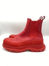 Usado, Botas masculinas de couro vermelho Alexander McQueen tamanho 11 comprar usado  Enviando para Brazil