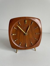 Zegar stołowy vintage Wilhelm Haid - lata 50./60., mechanizm Kienzle na sprzedaż  PL