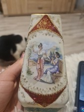Używany, Antyczny wazon porcelanowy Burgess & Leigh (B&L) – ręczna malatura na sprzedaż  PL