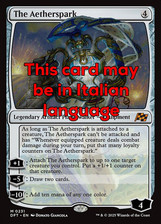 Mtg the aetherspark usato  Italia