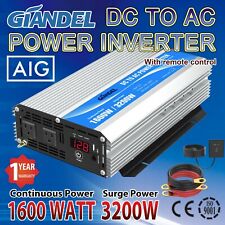 Transistores modificados inversor de potência de onda senoidal 1600W DC 12V para AC 110V~120V EUA  comprar usado  Enviando para Brazil