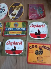 étiquettes brasserie coq d'occasion  Beuvry