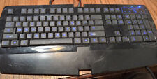 Teclado para jogos Razer Lycosa azul retroiluminado com fio retroiluminado RZ03-0018 teclas usadas  comprar usado  Enviando para Brazil