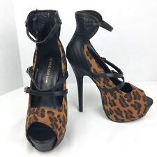 Tacones de plataforma Wild Diva Lounge con estampado de animales 8,5 segunda mano  Embacar hacia Argentina