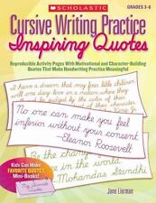 Cursive Writing Practice: Inspiring Quotes: Reproducible Activity Pages with... comprar usado  Enviando para Brazil
