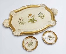 Tablett set florales gebraucht kaufen  Velbert