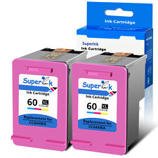 Cartucho de tinta tricolor 2 peças para HP 60XL Photosmart C4610 C4640 C4680 C4780 D110a comprar usado  Enviando para Brazil