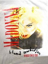 Camiseta Madonna 1990 Blond Ambition World Tour Branca Tamanho M Live Nation Hot Topic comprar usado  Enviando para Brazil