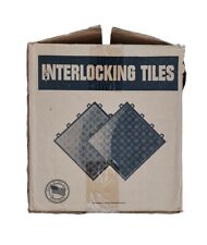 Bloco azulejos intertravados para garagem piso flutuante moeda top 30/pacote azul comprar usado  Enviando para Brazil