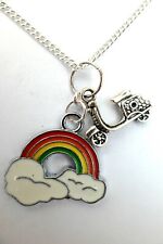 Silver necklace enamel for sale  SCARBOROUGH