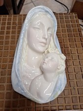 Scultura ceramica madonna usato  Trieste