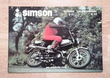 Simson prospekt werbung gebraucht kaufen  Borken