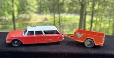 Vintage 1950 Tootsietoy Station Wagon e U-Haul Trailer -T24 comprar usado  Enviando para Brazil