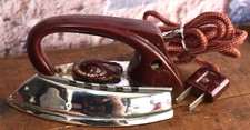 Mini ferro vintage AZN Automaticus Travel com cabo de baquelite Alemanha Ocidental comprar usado  Enviando para Brazil