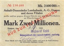 Millionen mark dessau gebraucht kaufen  Erfurt